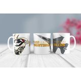 Berilden Store F-16 Fighting Falcon Resimli Havacılık Kupa Bardak - 1 Adet - 330 ml
