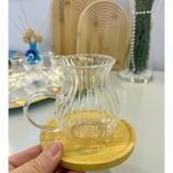 Berina Home 3 Lü Tombik Çay Bardağı - Kulplu Çay Bardağı - 6 Adet - Şeffaf