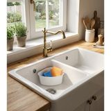 Berina Home Lavabo Içi Süzgeç Lavabo Süzgeci Çöp Süzgeci Pirinç Süzgeci Sünger ve Bez Askısı