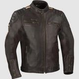 Bering Segura Ventura Retro Deri Motosiklet Montu - Kahverengi
