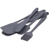 Berjerix Spatula Silikon Mutfak Pasta Yumurta Fırçası Ve 6Lı Fırça Seti