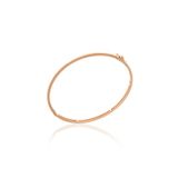 BERK MÜCEVHERAT 14 Ayar Rose Altın Ajda Bilezik-5.8 CM