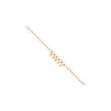 Berk Mücevherat Ema Jewellery Ema 14 Ayar Altın Taşlı Üçgen Tasarım Bileklik