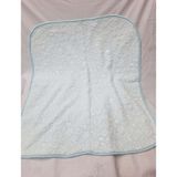 Berkaysun Tekstilden Ince Peluş Bebek Battaniyesi 110X90 cm - 90 x 110 cm - Su Yeşili