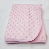 Berkaysun Tekstilden Tek Katlı Nohut Model Bebek Battaniyesi - Pembe - Yenidoğan