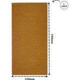 Berkfa Yapışkanlı Masa Sandalye Ayak Keçesi Zemin Koruyucu - 120 mm x 240 mm