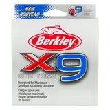 Berkley Üniseks X9 Kristal Örgülü Olta İpi, 165 yd/ 55 kg