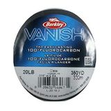 Berkley Vanish®, Şeffaf, 4 lb | 1,8 kg, 250 yd | 228 m florokarbon misina, tuzlu su ve tatlı su ortamları için uygun