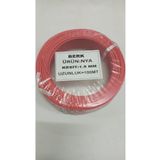 BERKS 1.5 mm KIRMIZI Nya Kablo 100 metre Tam Kesit Tesisat Kablosu