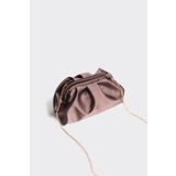 Berlesi Kahve Kadın Saten Clutch Abiye Çanta