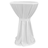 Berlın Bıstro Masa Örtüsü 60 cm Çap - Beyaz
