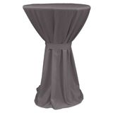 Berlın Bıstro Masa Örtüsü 60 cm Çap - Gri