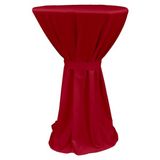 Berlın Bıstro Masa Örtüsü 70 cm Çap - Kırmızı
