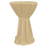 Berlın Bıstro Masa Örtüsü 70 cm Çap - Krem