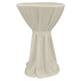Berlın Bıstro Masa Örtüsü 80 cm Çap - Ekru