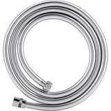 Berlin Shop 150 cm Yüksek 5 Katmanlı Pvc Duş Spirali / Kopmayan Duş Hortumu / Dayanıklı - Paslanmaz Malzeme / El Duşu Başlığı ve Duş Seti Takımı Uyumlu - Gri