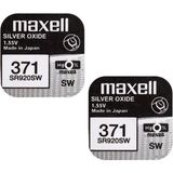 Berlin Shop 2 x 371 SR920SW Saat Pili Gümüş Oksit-Uhrenbatterien (% 0 cıva Piller [2 adet]