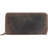 Berliner Bags Margo Vintage Hakiki Deri Rfıd Korumalı Kadın Cüzdan - Koyu Kahverengi