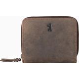 Berliner Bags Sara Vintage Hakiki Deri Rfıd Korumalı Kadın Küçük Cüzdan - Espresso