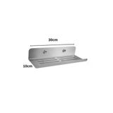 bermega 30cm Raf, Banyo Rafı, Şampuanlık, Sabunluk, Banyo Aksesuarı 30cm,Inox, Ömürlük 304 Paslanmaz Çelik