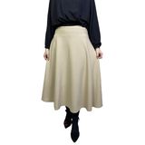 Bermess Mevlana Siyah Etek-Tesettür Siyah Etek-Kışlık Uzun Etek-Büyük Beden Etek-Yüksek Bel Etek-Kloş Etek uzun
