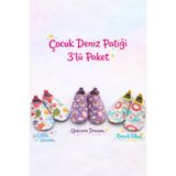 Bermody Aqua Step 3'lü Kız Çocuk Bebek Kaydırmaz Deniz Havuz Patiği / Ayakkabısı