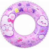 Bermuda 45 cm Pembe Desenli Şişme Simit Çocuk Yüzme Simidi Deniz ve Havuz İçin Eğlenceli Tasarım