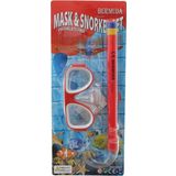 Bermuda Cobra Klasik Maske Şnorkel Set Kırmızı