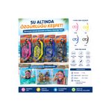 BERMUDA Çocuk Şnorkel ve Deniz Gözlüğü Seti – 7+ Yaş Deniz Maskesi ve Şnorkel Takımı