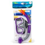 BERMUDA Dalış Gözlük Maske Şnorkel Seti 03 Mor