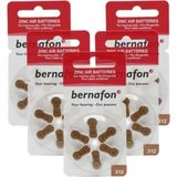 Bernafon 312 Numara 5 Paket 30 Adet İşitme Cihazı Pili