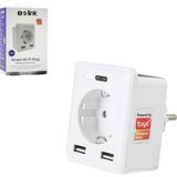 Bernami BYR002 Akilli Wifi Priz 10A 2.4ghz 2xusb Tuya Destekli Sl-04 [efsngrck]