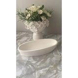 Bernami Dekoratif Pinterest Beton Kayık Tabak Objesi Kırık Beyaz Boyasız Ham Gemi Kayık Tabak