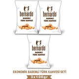 Bernardo 3lü Bademli Türk Kahvesi Ekonomik Set 100GRX3