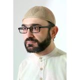 Berra Çelik Örme Dantel Namaz Takkesi Bej