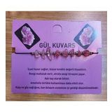 Berra Sifa Doğal Taş Ayarlanabilir Gül Kuvars Taşı Bileklik