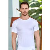 Berrak 1024 Erkek Likralı Süprem Kısa Kol Bisiklet Yaka T-shirt