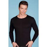 Berrak 1025 Erkek Uzun Kollu Bisiklet Yaka Body 3 Lü Atlet - L - Siyah