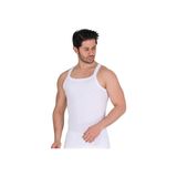 Berrak 1044 (S-48) Erkek Beyaz 1 ADET İnce Askılı Fitilli Kaşkorse Atlet