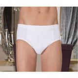 Berrak 1050 6'lı Paket Beyaz Erkek Slip Külot