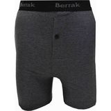 Berrak 1059 Likralı Düğmeli Füme Erkek Boxer