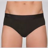 Berrak 1071 Beli Lastikli Pamuklu 3'lü Siyah Erkek Slip Külot