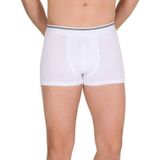 Berrak 1097 Erkek Likralı Boxer 3lü Paket Beyaz XL