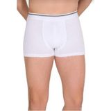Berrak 1097 Likralı Düz 3'lü Beyaz Erkek Boxer