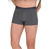 Berrak 1097 Likralı Düz 6'lı Füme Erkek Boxer