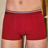 Berrak 1097 Likralı Esnek 3'lü Bordo Erkek Boxer