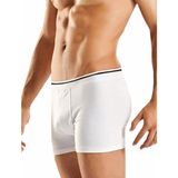 Berrak 1097 Likralı Esnek 6'lı Beyaz Erkek Boxer