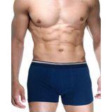 Berrak 1097 Likralı Paçalı 6 Adet Lacivert Erkek Boxer