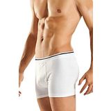 Berrak 1097 Likralı Short Beyaz Erkek Boxer