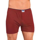 Berrak 1099 Düğmeli Penye 6'lı Bordo Erkek Boxer